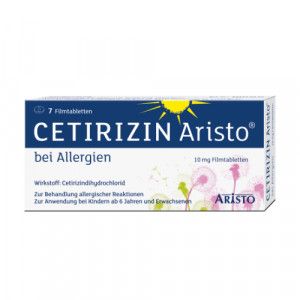 CETIRIZIN Aristo bei Allergien 10 mg Filmtabletten